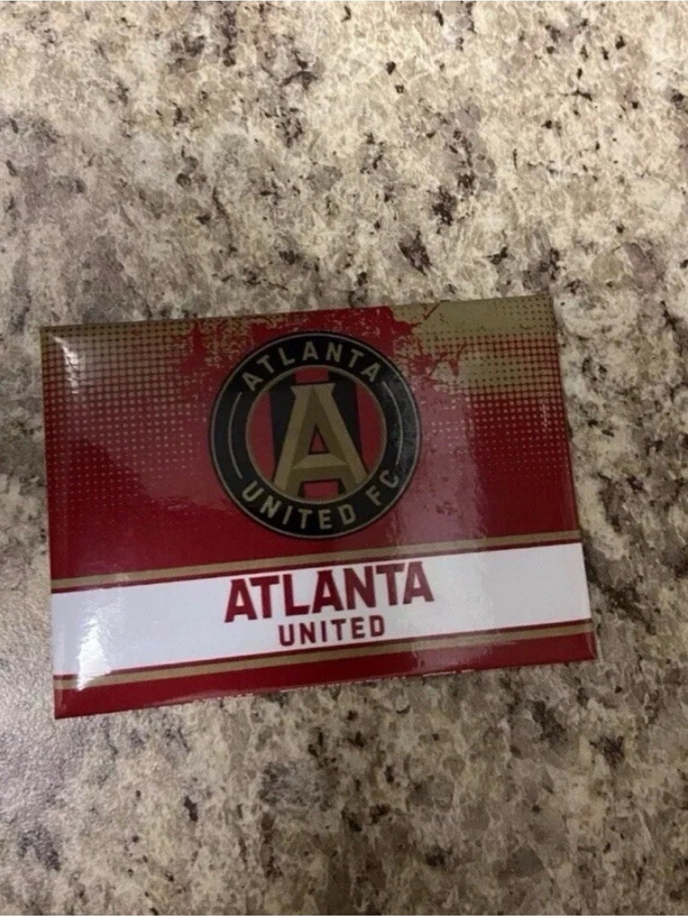 Atlanta United FC Refrigerator Magnet- Red and Black